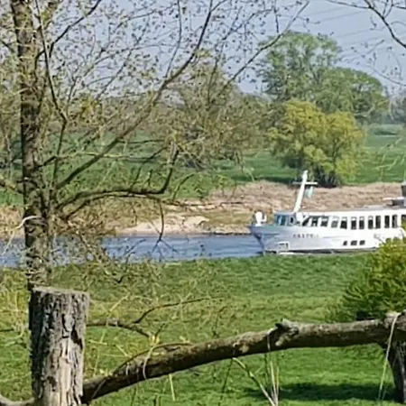 An Den Elbwiesen Gz Fewo Elbeblick Nur Nichtraucher Dommitzsch Exterior photo